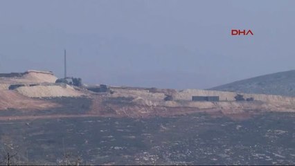 Hatay Afrin'deki Hedefler Çnra'lar Ateş Altına Alındı