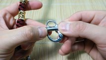 How to Make a Snake Knot Paracord Bracelet with Beads and Shackle (Tiki Tribunal) Tutorial
