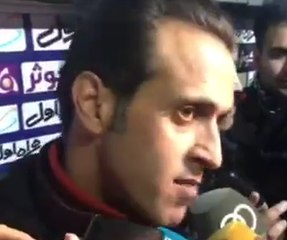 صحبت‌های جنجالی علی کریمی بعد از بازی با استقلال