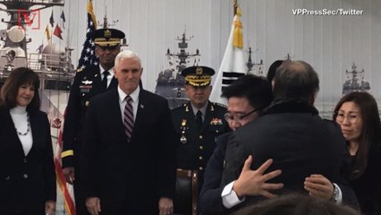 Photo Shows Father of Otto Warmbier Embracing Famous North Korean Defector