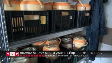 ROZVOZ STRAVY MESTO ZABEZPEČUJE PRE 91 SENIOROV