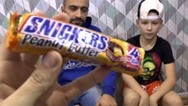Пробуем вкусняшки из ЕВРОПЫ Mentos Choco & Caramel   Snickers Peanut Butter Squared Swedish Candys