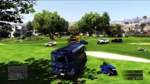 GTA 5 Online - Rare & Modded Vehicles in GTA 5 Online! (Dock Handler, Lawn Mower, Pink Limo & More!)