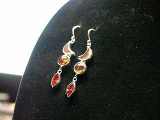 Sterling Carnelian Earrings Ebay