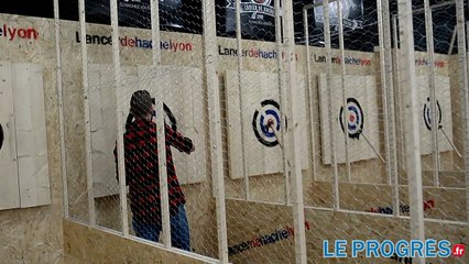 Découvrez le lancer de hache à Lyon