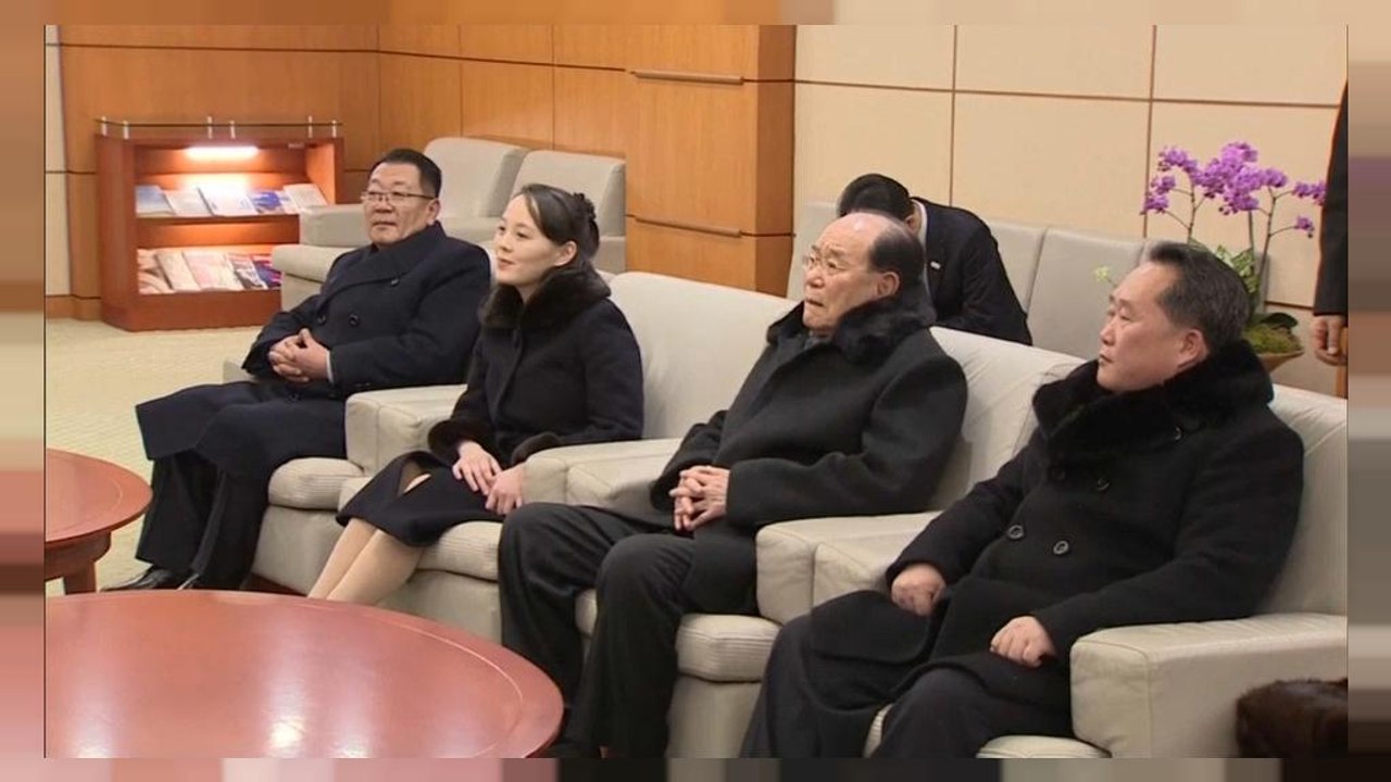 Winter Olympics: Kim Jong Un's sister meets South Korean President following opening ceremony