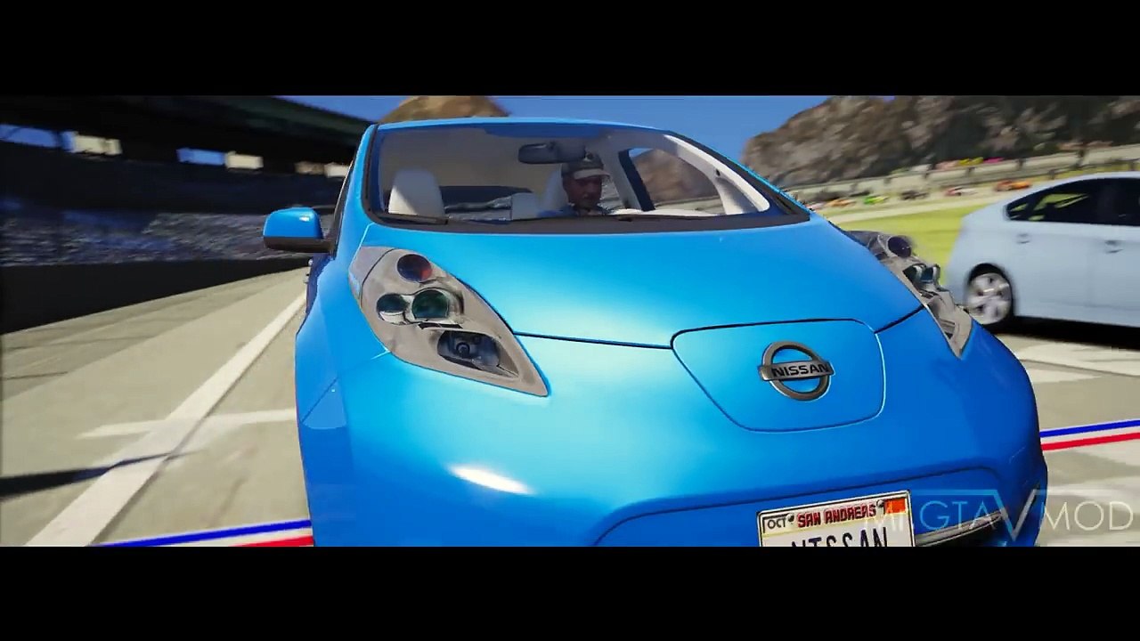 DQNプリウス vs 殺っちゃえ日産リーフ！が夢の対決をしたようです。 TOYOTA PRIUS vs NISSAN LEAF GTA 5 実車MOD