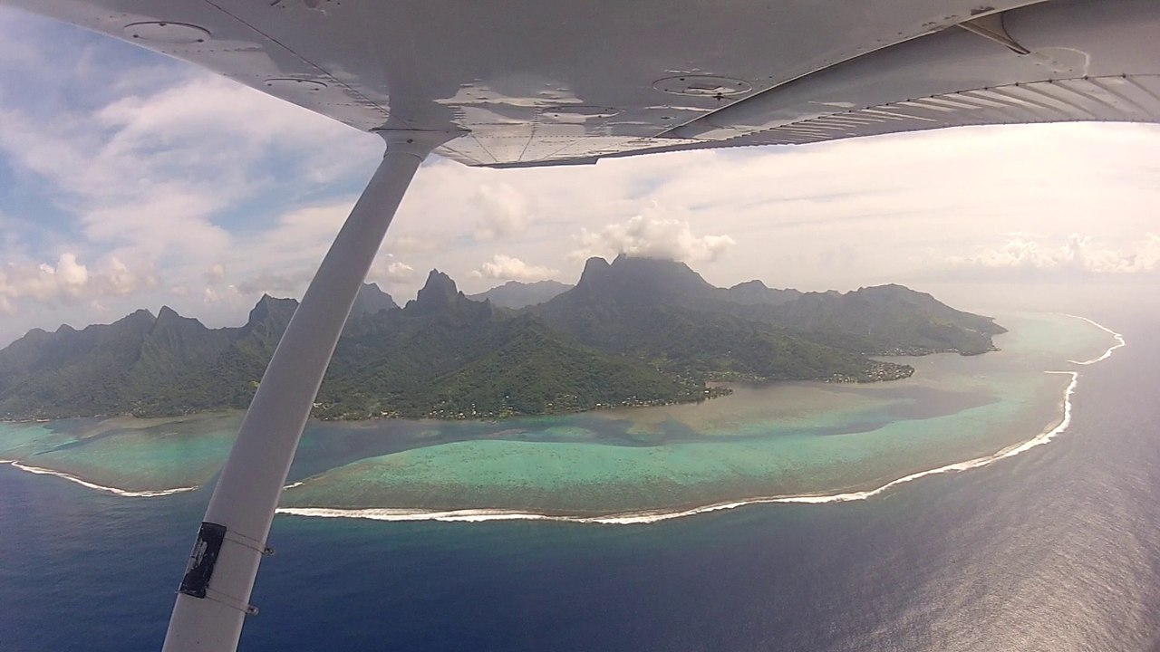 Vol Moorea - Tahiti