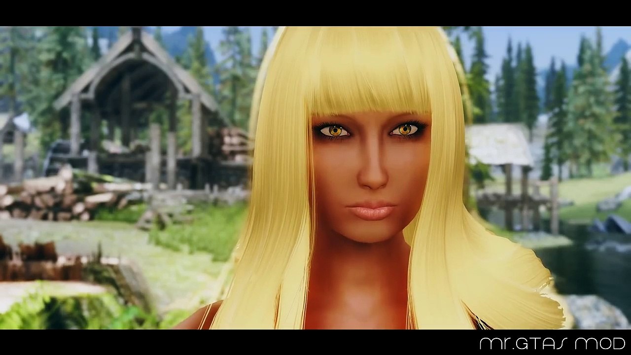 【Skyrim Sexy Mods】 美顔キャラクター作成 (ECEでキャラメイク/スカイリム)