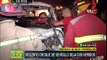 Chorrillos: choque entre minivan y cisterna deja dos heridos en los Pantanos de Villa