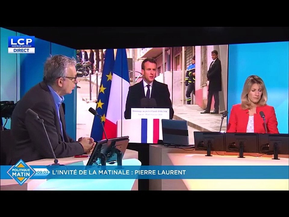 Pierre Laurent sur la Corse avant la visite du...