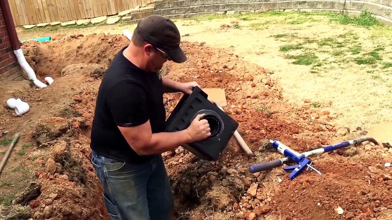 French drain How to Tips - Catch Basin Install