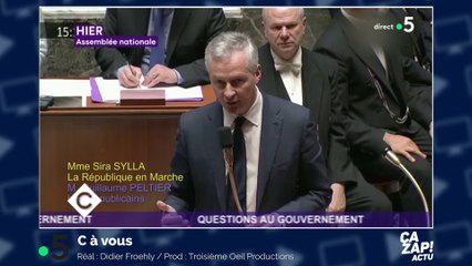 Le drôle de lapsus de Bruno Le Maire !