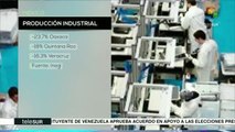 Producción industrial cayó en 20 de 32 entidades de México en 2017