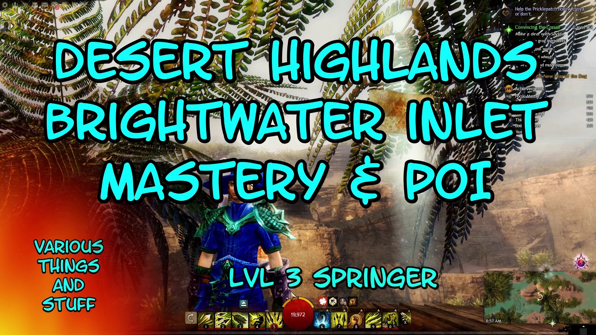 Guild Wars 2 Desert Highlands Brightwater Inlet Mastery & POI - video  Dailymotion