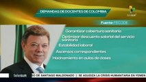 Demandas de los docentes de Colombia