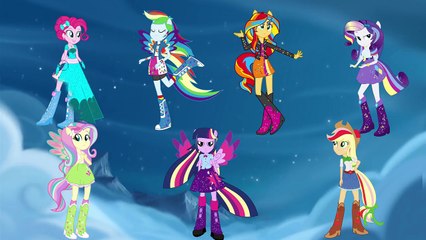 MLP Mane 7 Mega Transformation - Dragon, Bat, Rainbow, Ball Dress, Breezie, Crystal, Demon, Daydream