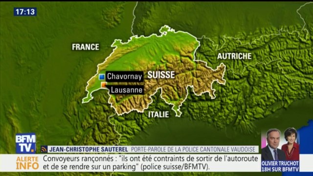 Fille d'un convoyeur pris en otage, les rançonneurs étaient armés et cagoulés dit la police suisse