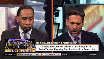 First Take: Did the Lakers make the right moves by trading Clarkson & Larry Nance Jr.?