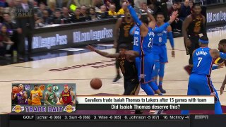 First Take: Isaiah Thomas traded from Cavaliers after 15 Games, Did he deserve this?