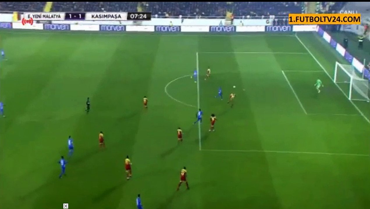 Mahmoud Trezeguet  Goal HD - Yeni Malatyaspor 1-1 Kasimpasa 09.02.2018