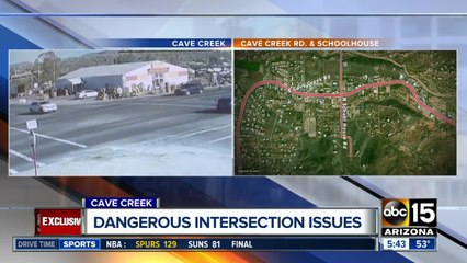 Dangerous intersection issues in Cave Creek