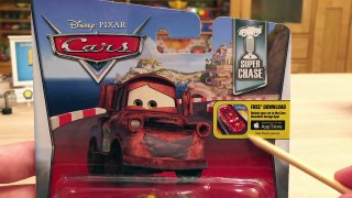 Mattel Disney Cars 2016 Mater with Duct Tape Super Chase