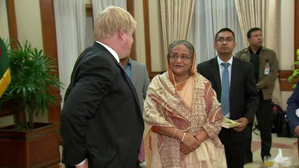 Johnson praises Bangladesh's handling of Rohinyga crisis
