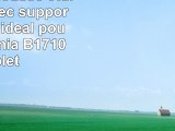 Navitech housse étui rotatif avec support intégral idéal pour Acer Iconia B1710 violet