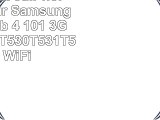 Etui aspect cuir noir  stand pour Samsung Galaxy Tab 4 101 3G 4G  LTE