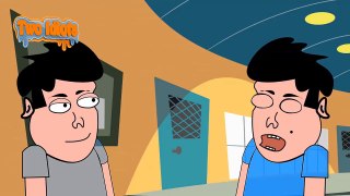 Bangla Funny Jokes - বলদ VS হাদা - Bangla Cartoon Funny Video 2017 - Two Idiots