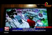 Cámaras registran violento asalto a farmacia en el Cercado de Lima