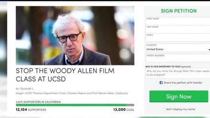 Students Ask University of California-San Diego to Cancel Woody Allen Film Class