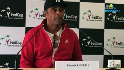 Fed Cup 2018 - Yannick Noah : "Mon cauchemar ? Ce n'est pas Elise Mertens"