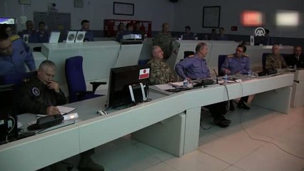 Orgeneral Akar, Koordinasyon Merkezinden Gemi Komutanlarıyla Bağlantı Kurdu