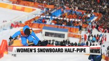 Kwon Sun-oo makes historic debut in women's snowboard half-pipe