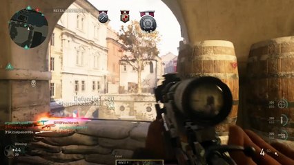 Call of Duty®: WWII Yeni Haritada Sniper (Özet)