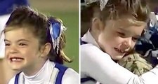 Cette petite fille a fondu en larmes en pleins de son spectacle scolaire après avoir entendu le nom de son papa! La raison est vraiment touchante!