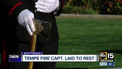 Funeral services held for Tempe Fire Captain shot in Scottsdale