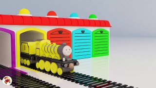 Colors for Children to Learn with Thomas Train Vehicles - Colours for Kids