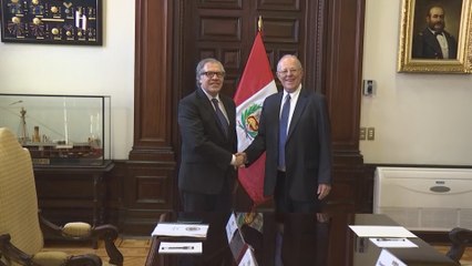 Almagro apoya a Kuczynski y pide al Perú ser ejemplo en la Cumbre Américas