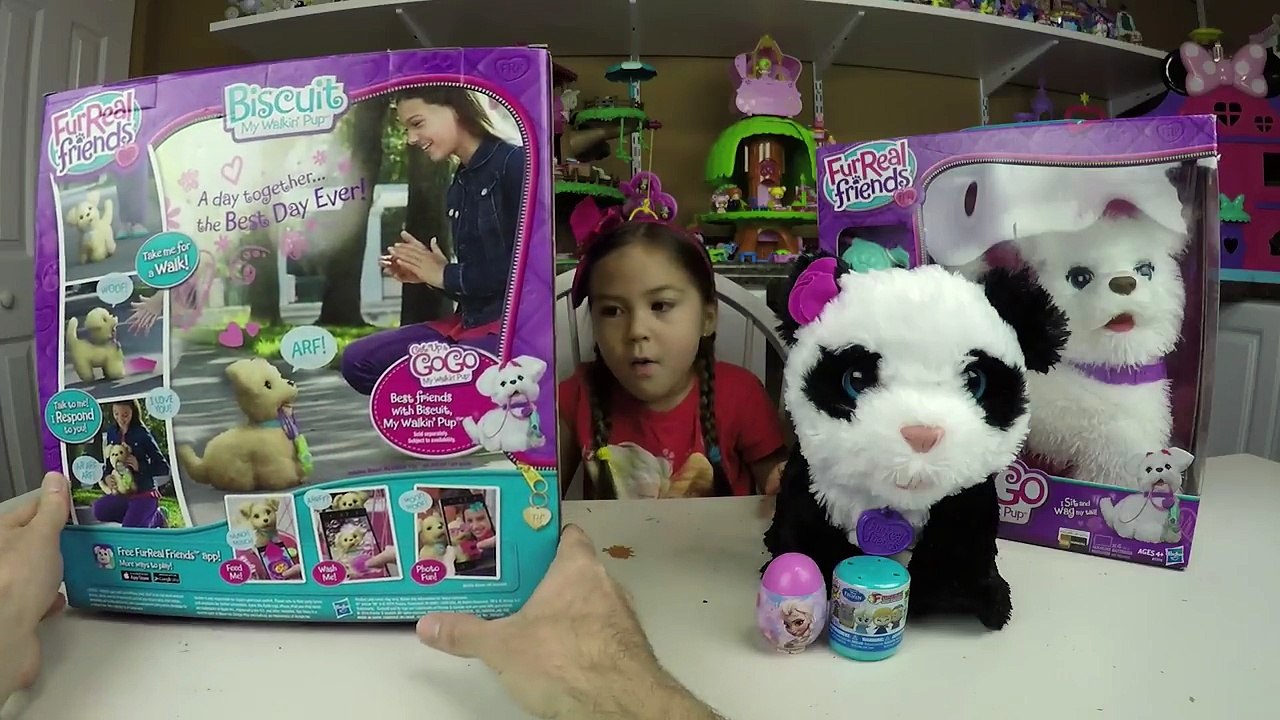 Cutest Puppies - FurReal Friends Puppy Dogs Walking Pups Pets | Disney Frozen Surprise Eggs Kid Toys