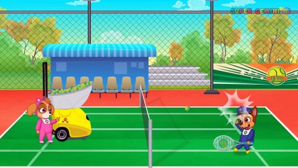 Paw Patrol Full Ep. | Pups Save Chase & Skye Tennis Shooting Machine | Animation For Kids