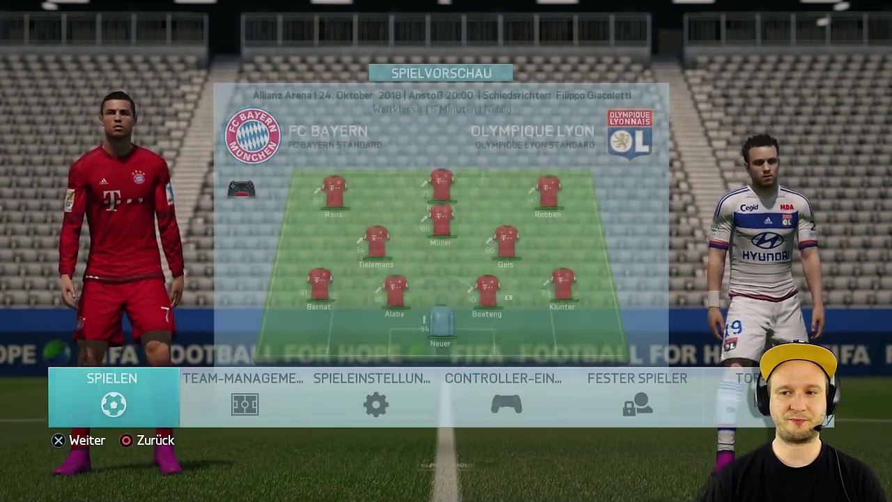FC Bayern München vs Olympique Lyon (Fifa 16 Trainerkarriere #179)