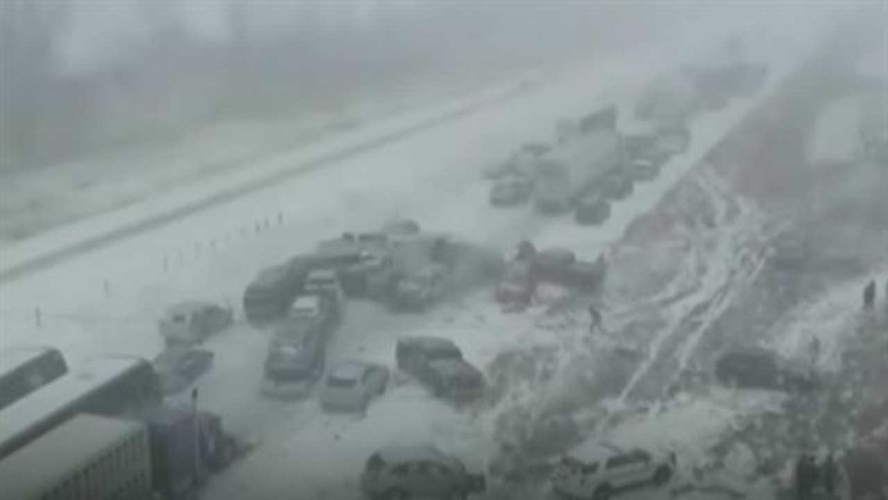 Iowa: Heftiger Schneefall löst fatalen Massencrash aus