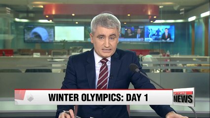 Packed schedule on Day 1 of PyeongChang Winter Olympics