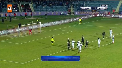 Osmanlıspor: 2 - Beşiktaş: 1 | Gol: Sokol Çikalleshi