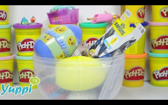 Rafadan Tayfa Dev Sürpriz Yumurta - Oyun Hamuru Minecraft MLP Disney Cars Frozen Shopkins