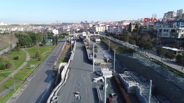 Halkalı-Sirkeci Tren Hattındaki Son Durum Havadan Görüntülendi 1