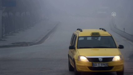 Kentte etkili olan sis yaşamı olumsuz etkiledi - EDİRNE